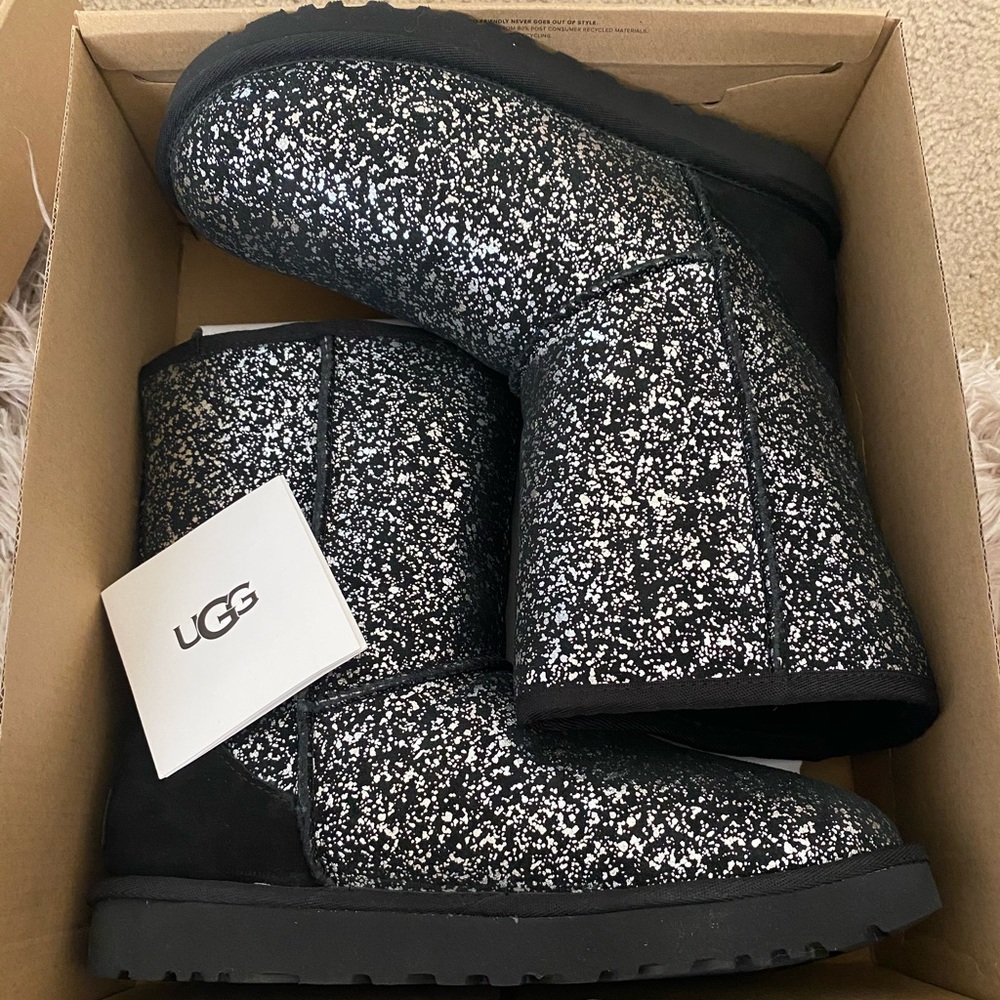 UGG Black and silver women’s boots